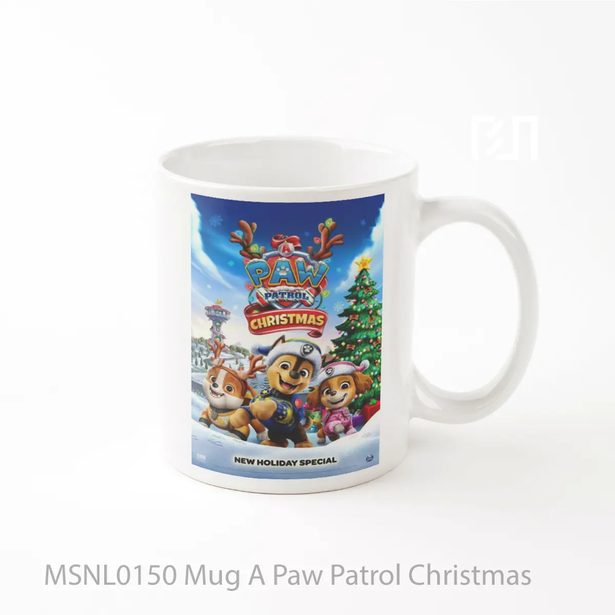 Mug A Paw Patrol Christmas Gelas Keramik Tema Film MSNL0150