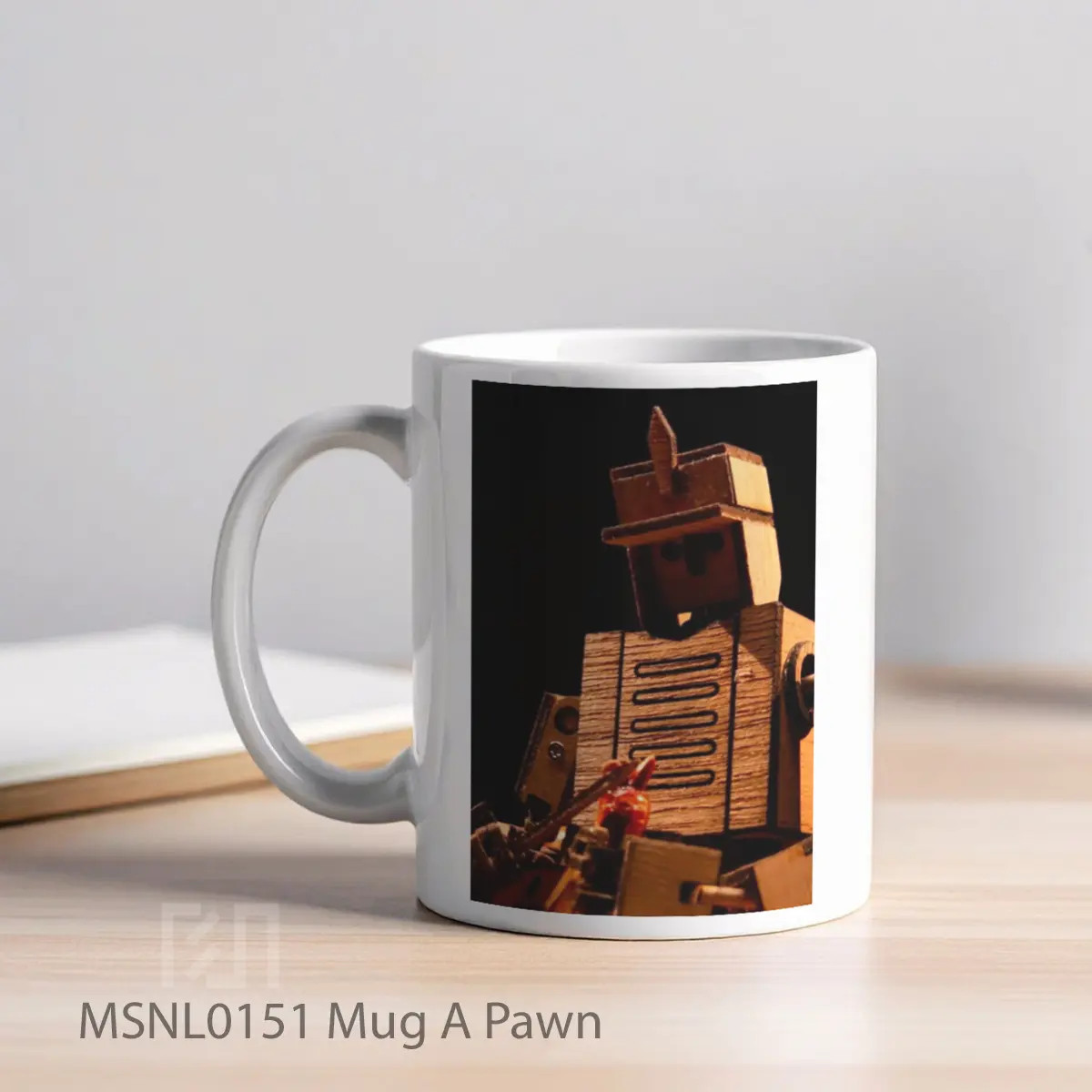 Mug A Pawn Gelas Keramik Tema Film MSNL0151 - Tampak Kiri