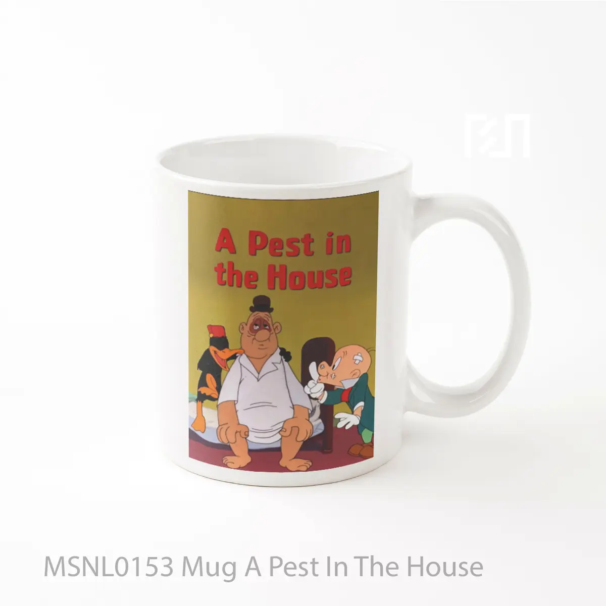 Mug A Pest In The House Gelas Keramik Tema Film MSNL0153