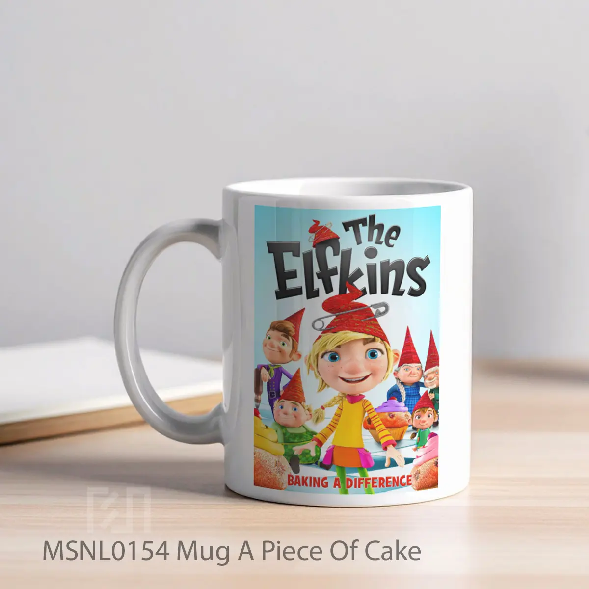 Mug A Piece Of Cake Gelas Keramik Tema Film MSNL0154 - Tampak Kiri