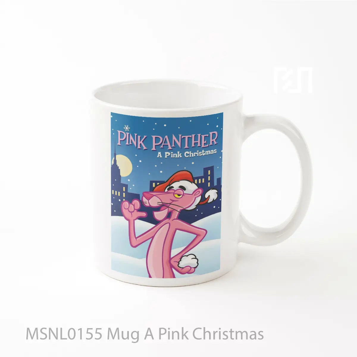 Mug A Pink Christmas Gelas Keramik Tema Film MSNL0155