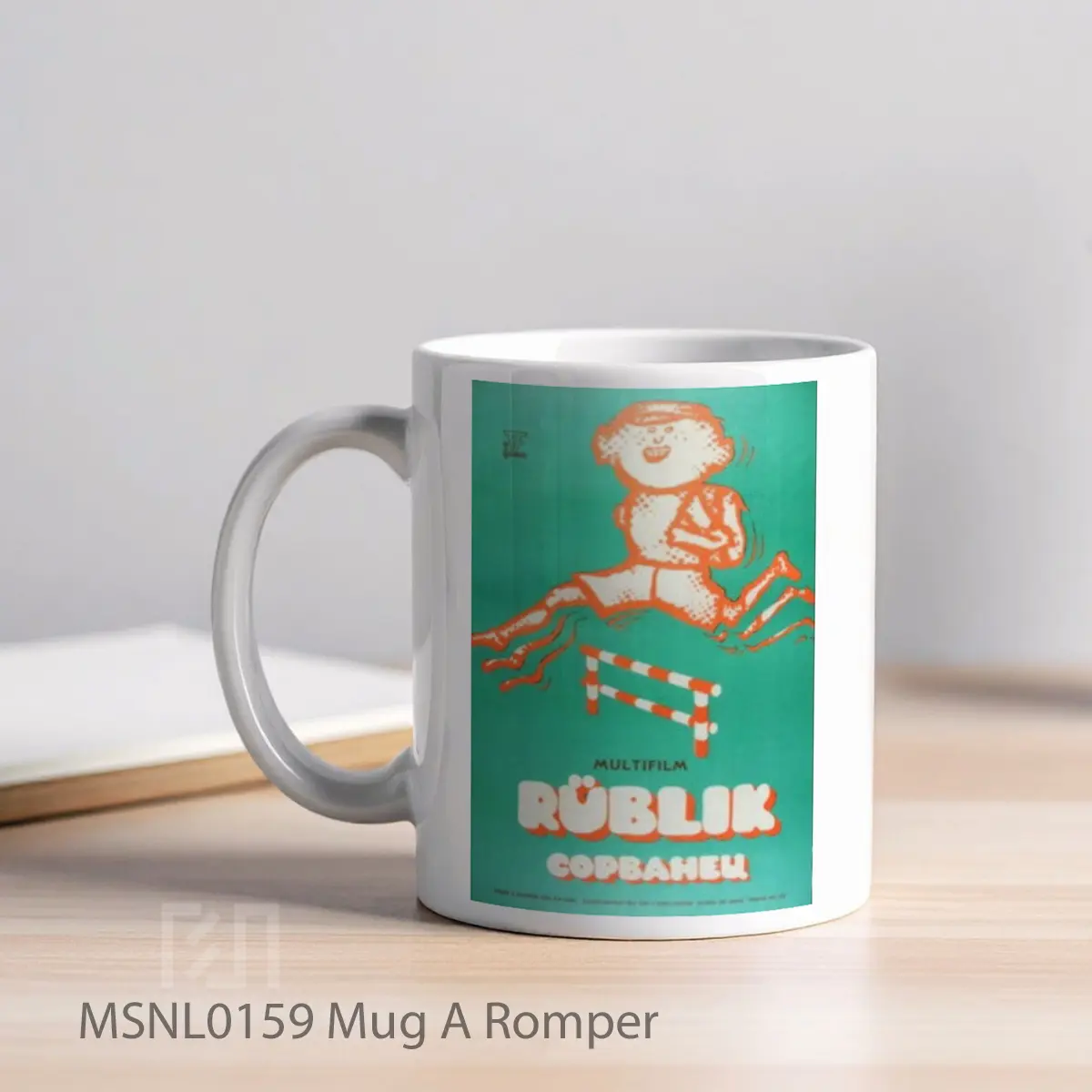 Mug A Romper Gelas Keramik Tema Film MSNL0159 - Tampak Kiri