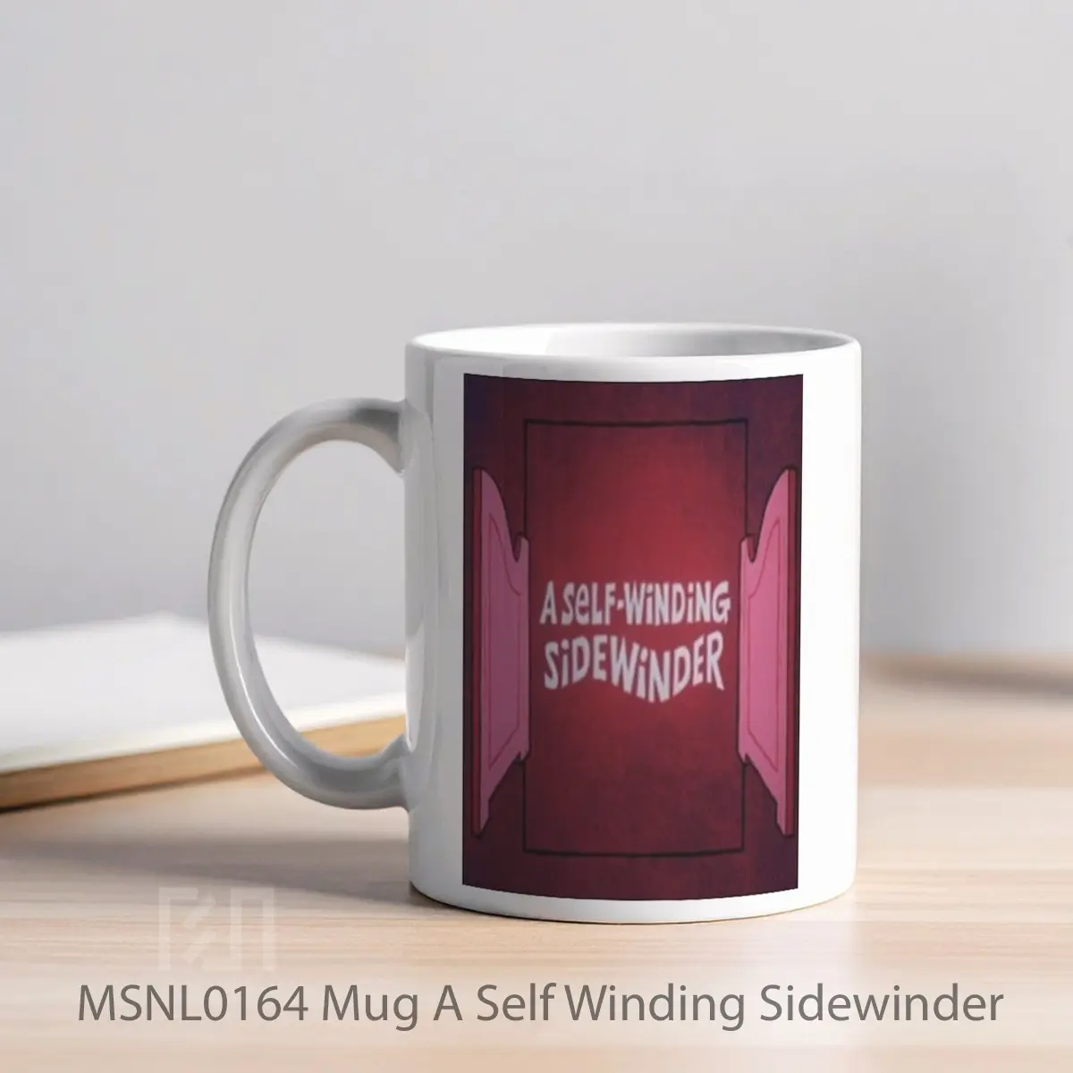 Mug A Self Winding Sidewinder Gelas Keramik Tema Film MSNL0164 - Tampak Kiri