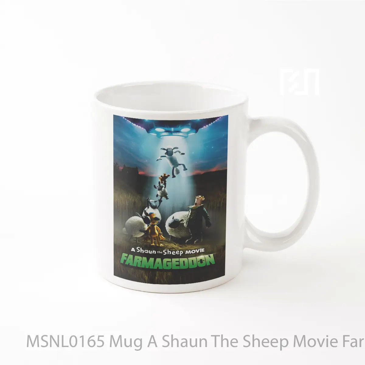 Mug A Shaun The Sheep Movie Farmageddon Gelas Keramik Tema Film MSNL0165