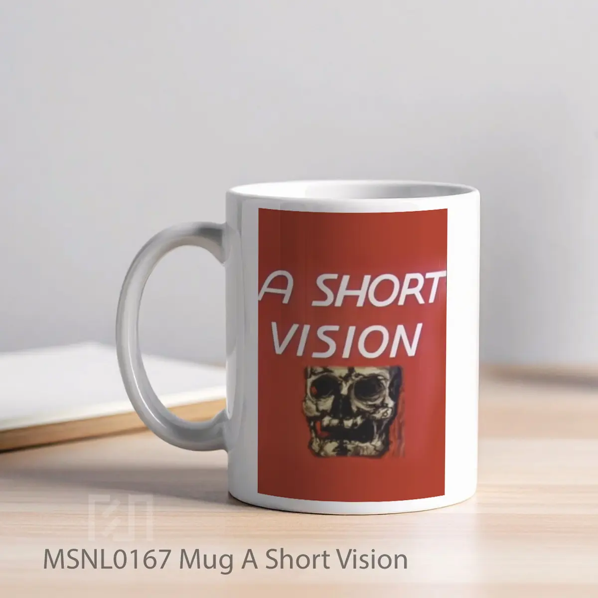 Mug A Short Vision Gelas Keramik Tema Film MSNL0167 - Tampak Kiri