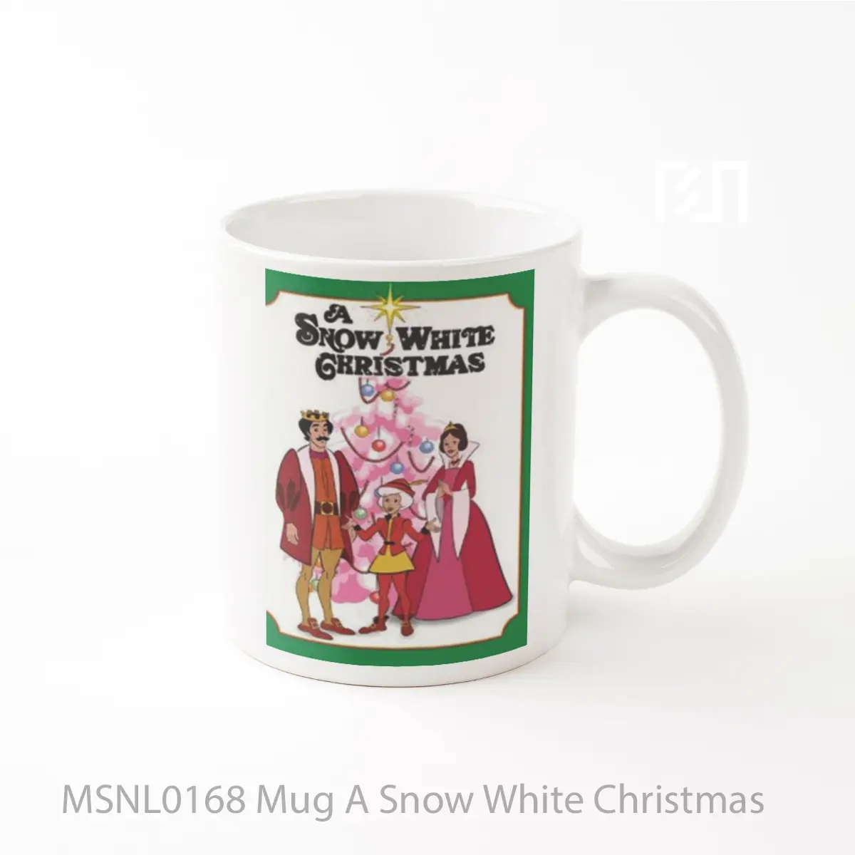 Mug A Snow White Christmas Gelas Keramik Tema Film MSNL0168