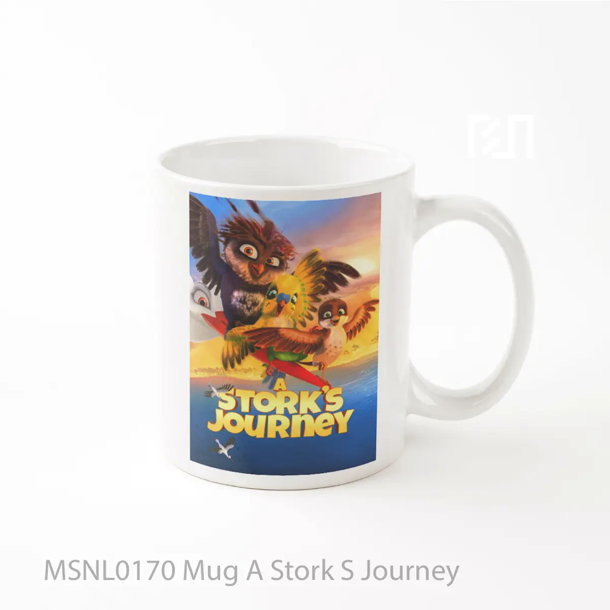 Mug A Stork S Journey Gelas Keramik Tema Film MSNL0170
