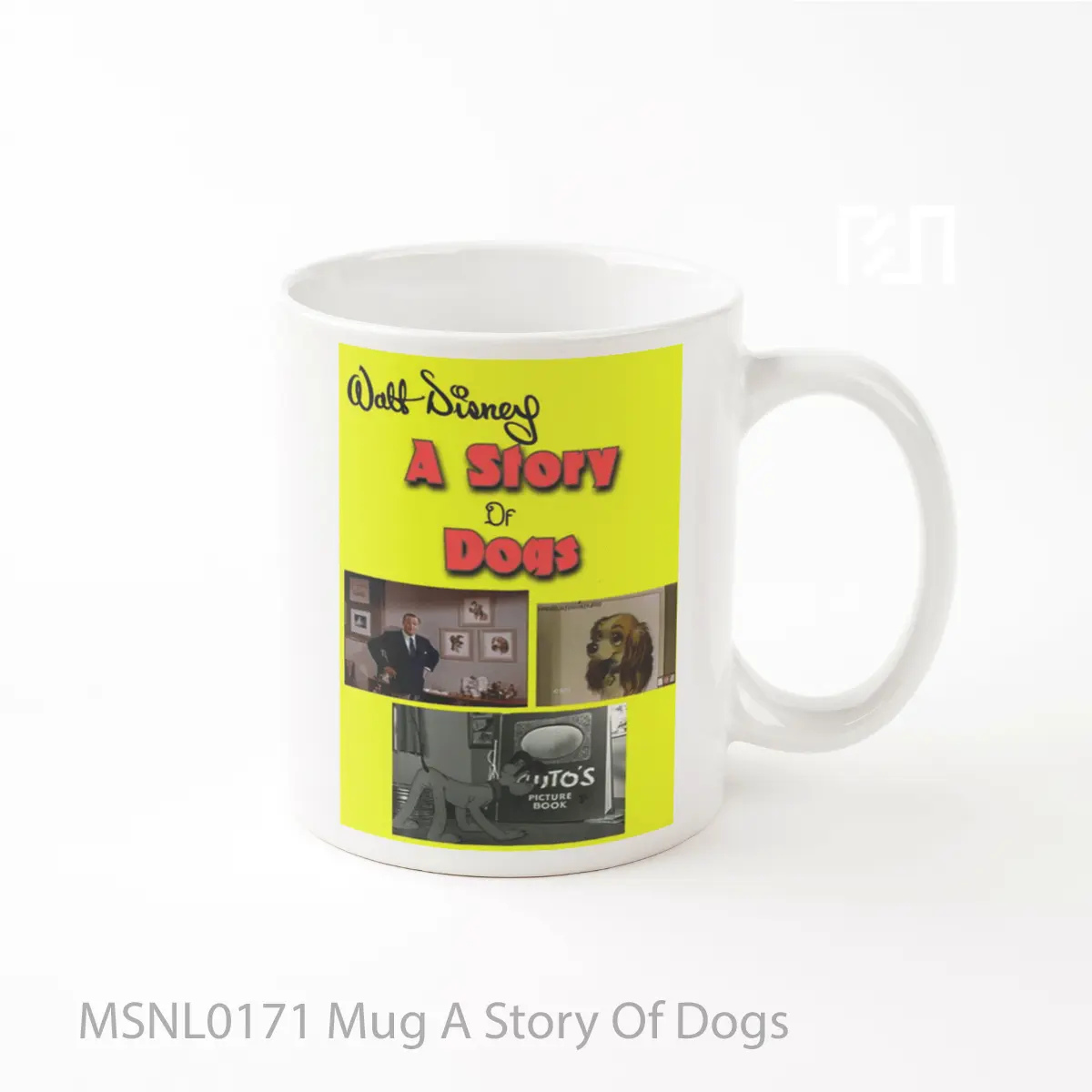 Mug A Story Of Dogs Gelas Keramik Tema Film MSNL0171