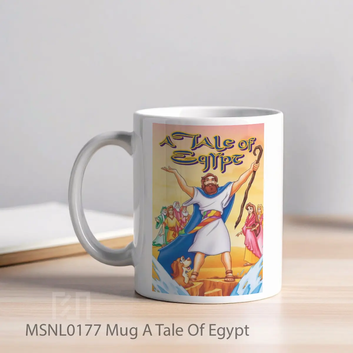 Mug A Tale Of Egypt Gelas Keramik Tema Film MSNL0177 - Tampak Kiri