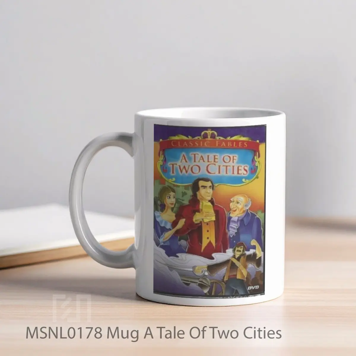 Mug A Tale Of Two Cities Gelas Keramik Tema Film MSNL0178 - Tampak Kiri