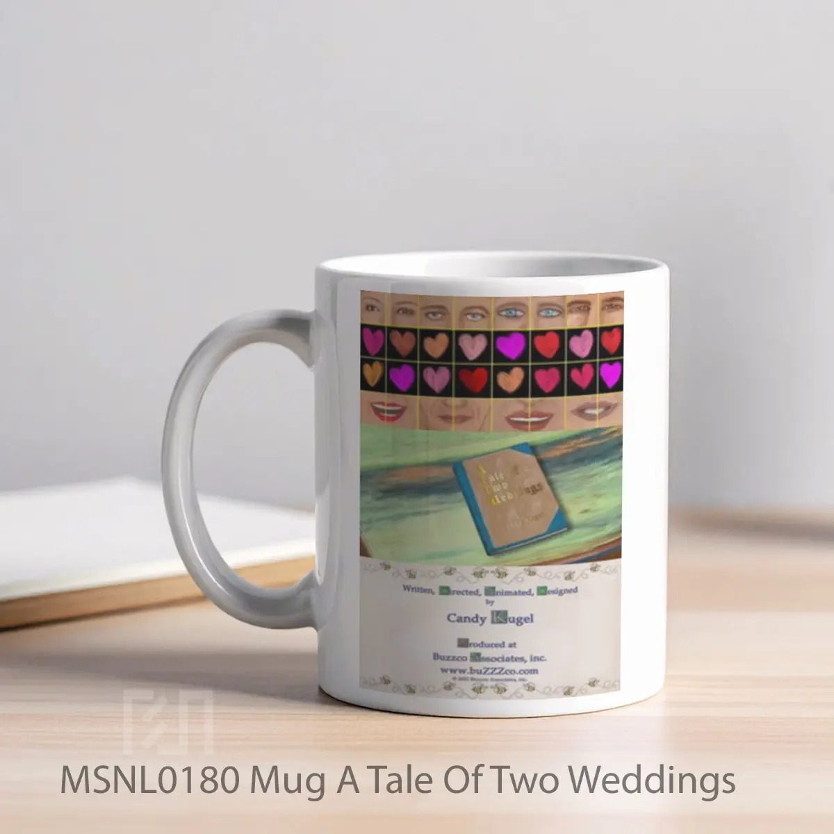 Mug A Tale Of Two Weddings Gelas Keramik Tema Film MSNL0180 - Tampak Kiri