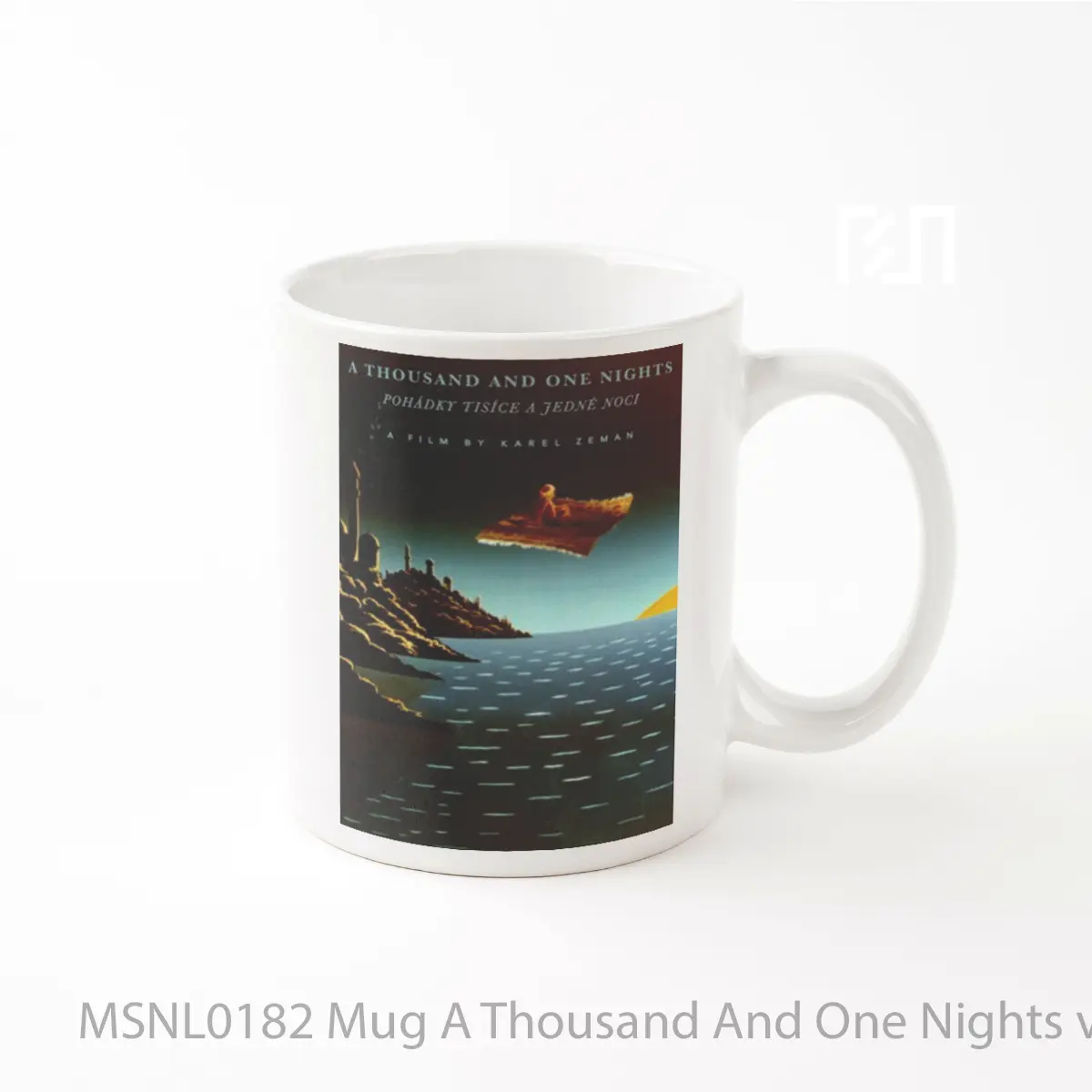 Mug A Thousand And One Nights V1 Gelas Keramik Tema Film MSNL0182