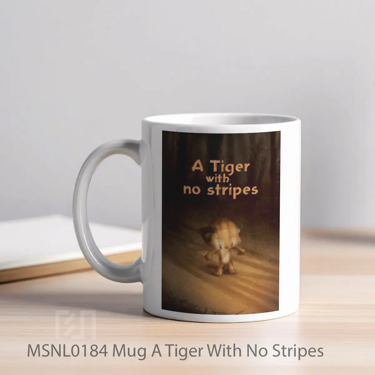 Mug A Tiger With No Stripes Gelas Keramik Tema Film MSNL0184 - Tampak Kiri
