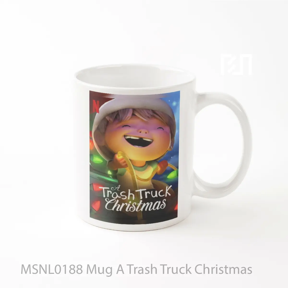 Mug A Trash Truck Christmas Gelas Keramik Tema Film MSNL0188