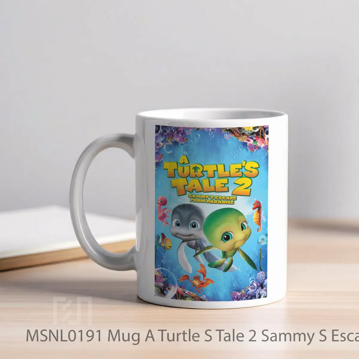 Mug A Turtle S Tale 2 Sammy S Escape From Paradise Gelas Keramik Tema Film MSNL0191 - Tampak Kiri