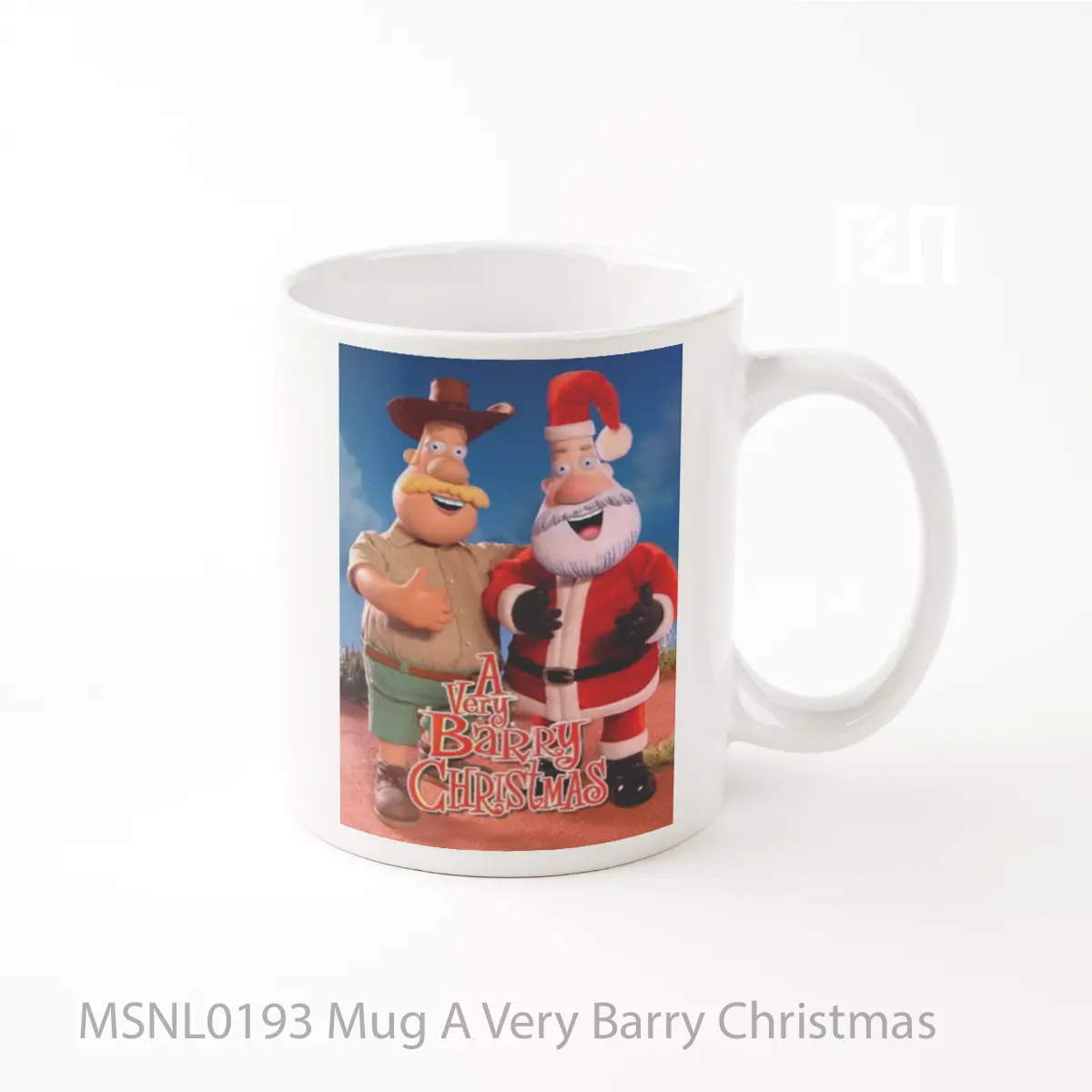 Mug A Very Barry Christmas Gelas Keramik Tema Film MSNL0193