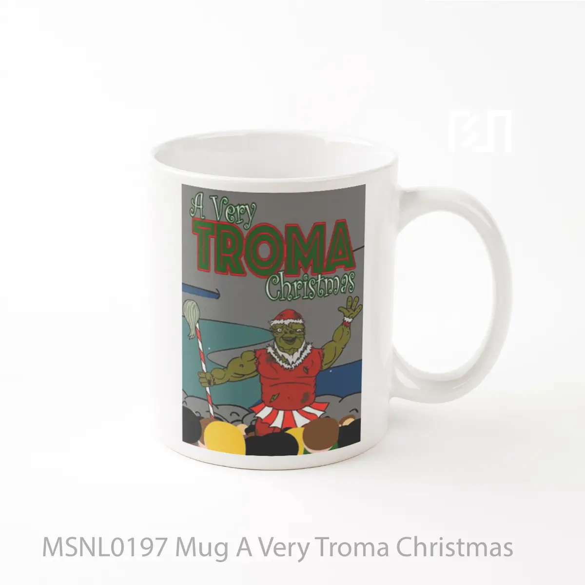 Mug A Very Troma Christmas Gelas Keramik Tema Film MSNL0197