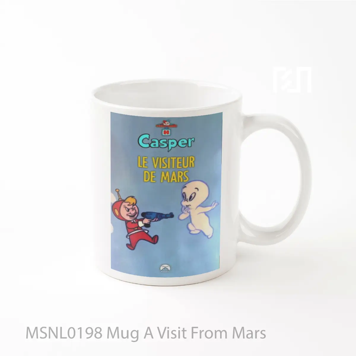 Mug A Visit From Mars Gelas Keramik Tema Film MSNL0198