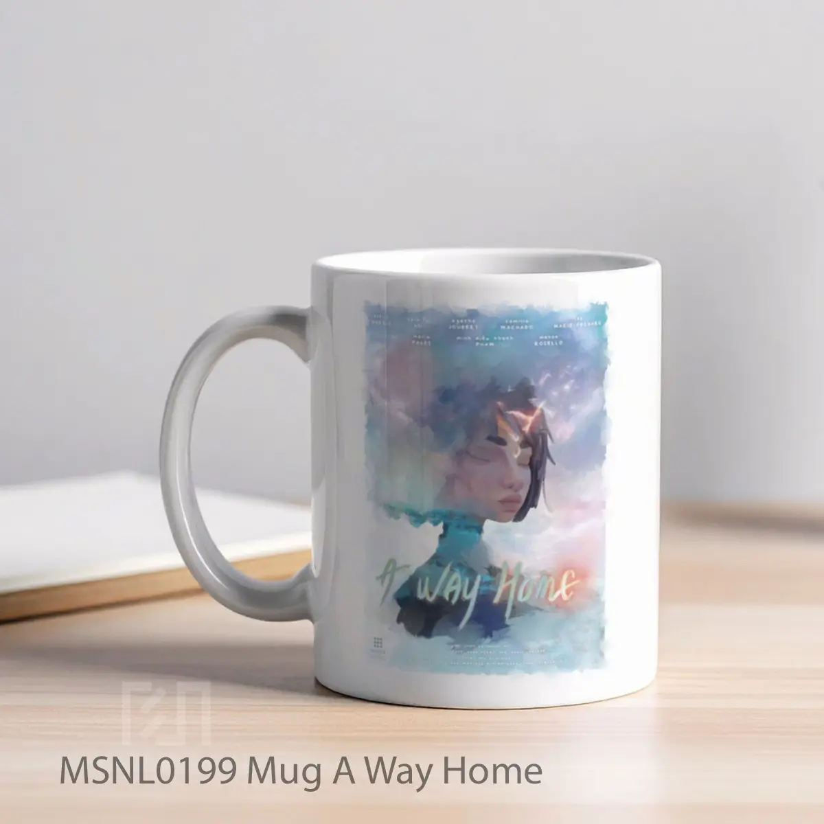 Mug A Way Home Gelas Keramik Tema Film MSNL0199 - Tampak Kiri