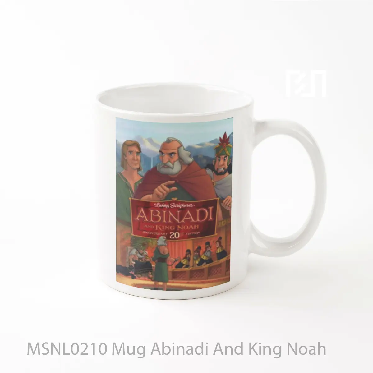 Mug Abinadi And King Noah Gelas Keramik Tema Film MSNL0210