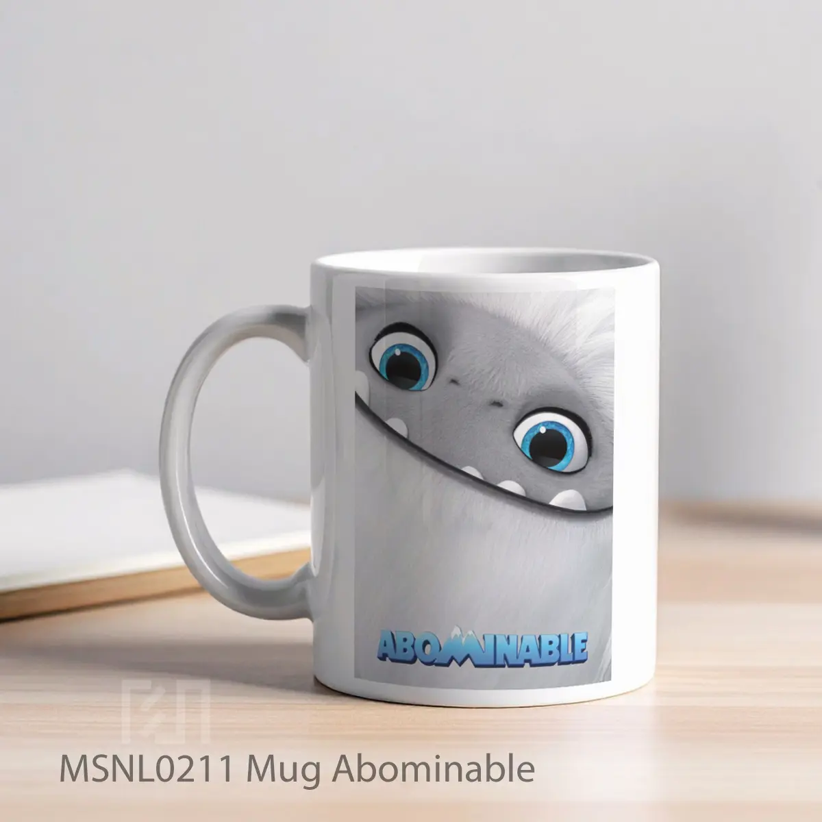 Mug Abominable Gelas Keramik Tema Film MSNL0211 - Tampak Kiri