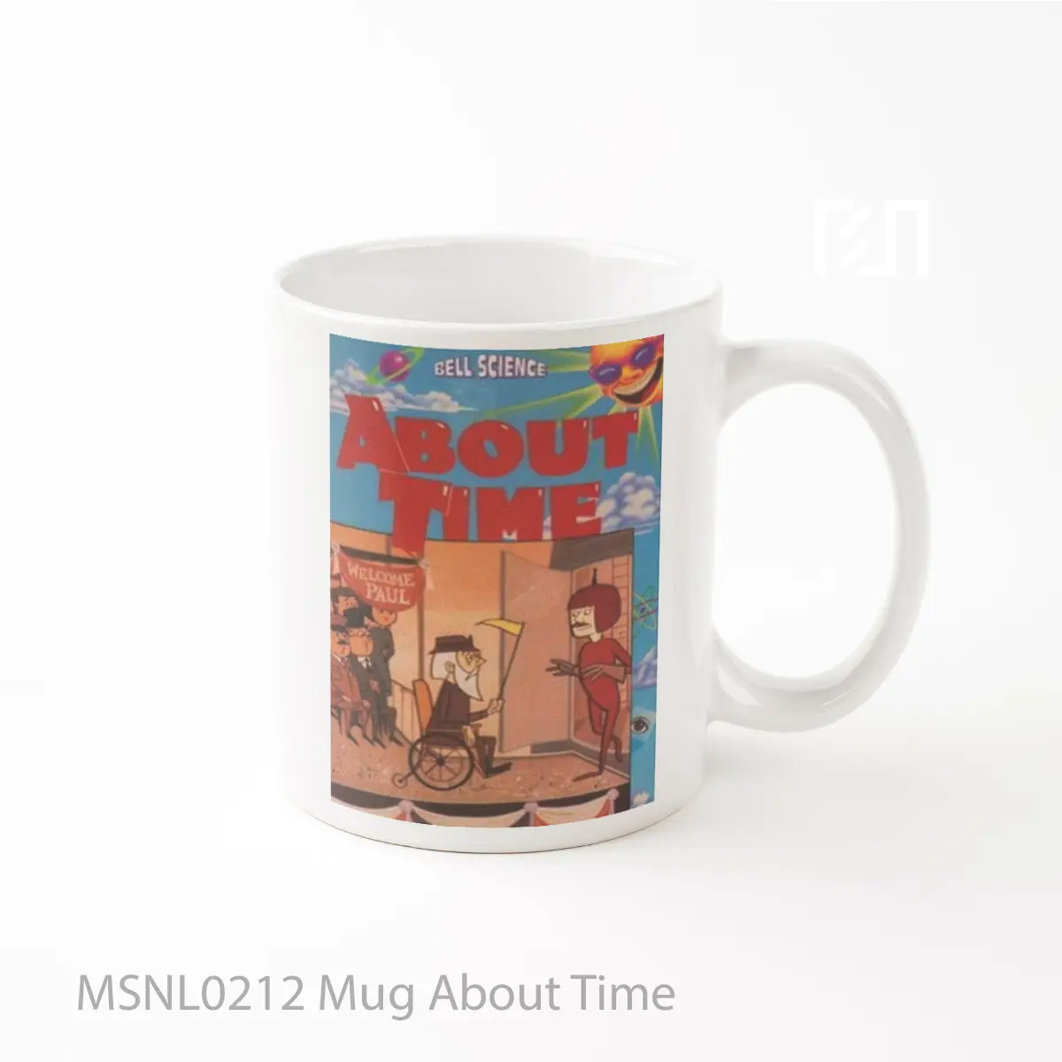 Mug About Time Gelas Keramik Tema Film MSNL0212