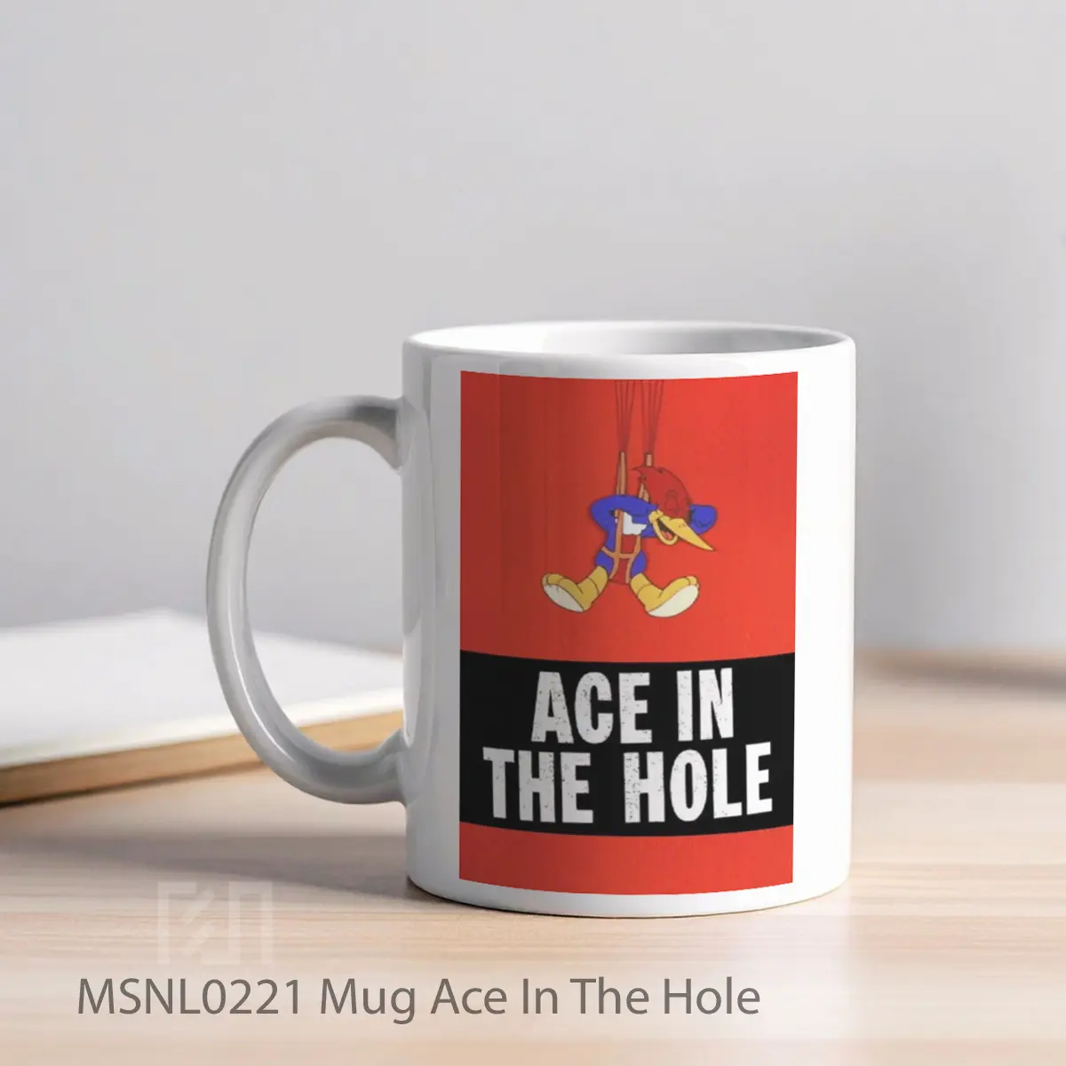 Mug Ace In The Hole Gelas Keramik Tema Film MSNL0221 - Tampak Kiri