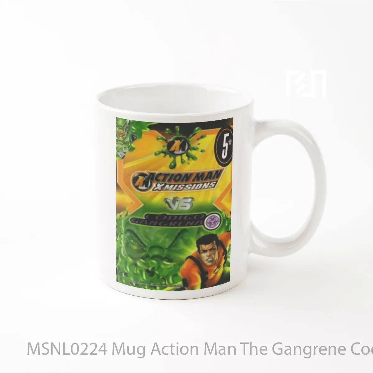 Mug Action Man The Gangrene Code Gelas Keramik Tema Film MSNL0224