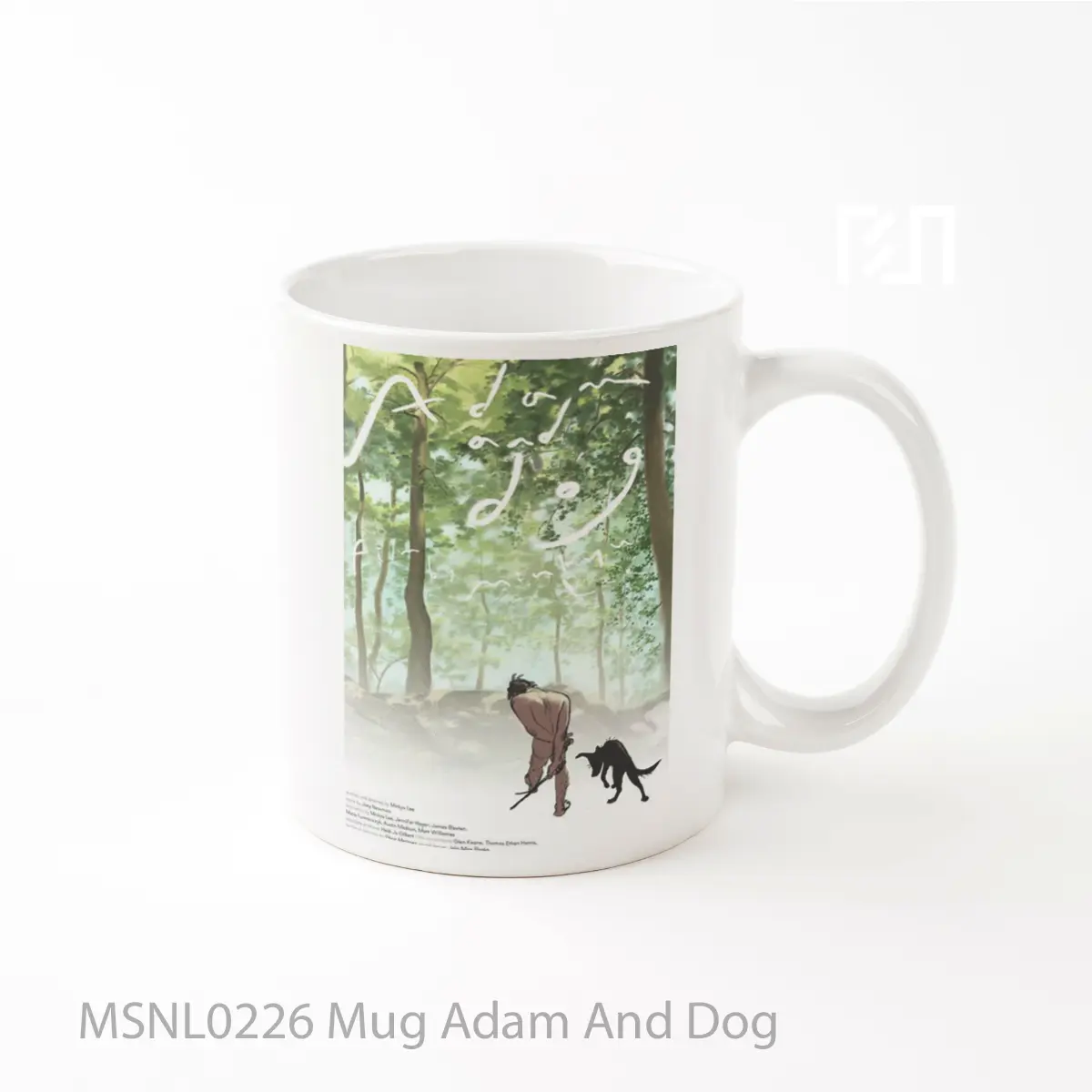 Mug Adam And Dog Gelas Keramik Tema Film MSNL0226
