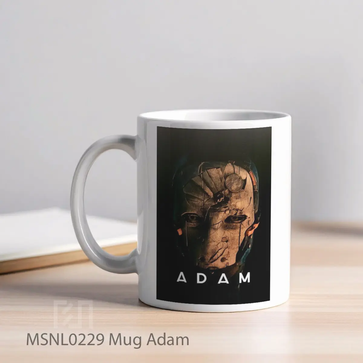 Mug Adam Gelas Keramik Tema Film MSNL0229 - Tampak Kiri