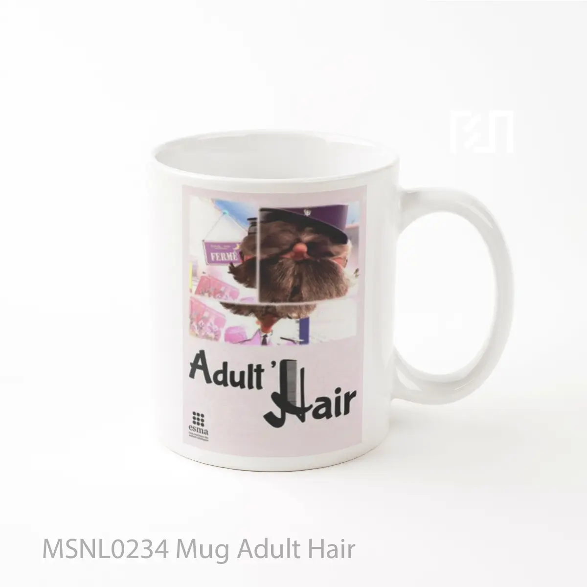 Mug Adult Hair Gelas Keramik Tema Film MSNL0234