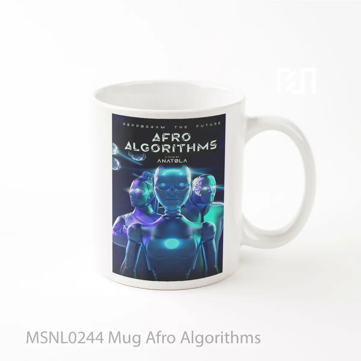 Mug Afro Algorithms Gelas Keramik Tema Film MSNL0244