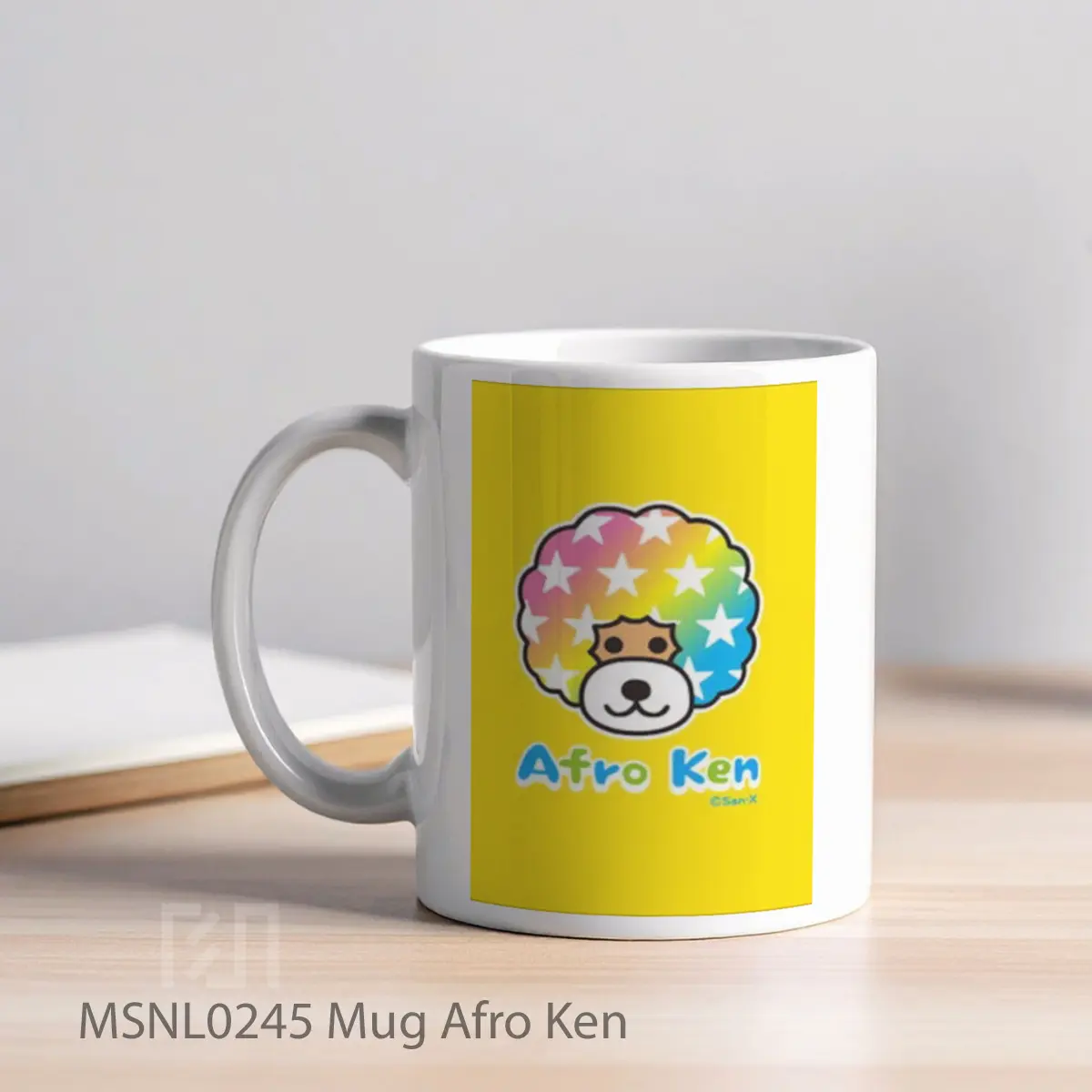 Mug Afro Ken Gelas Keramik Tema Film MSNL0245 - Tampak Kiri