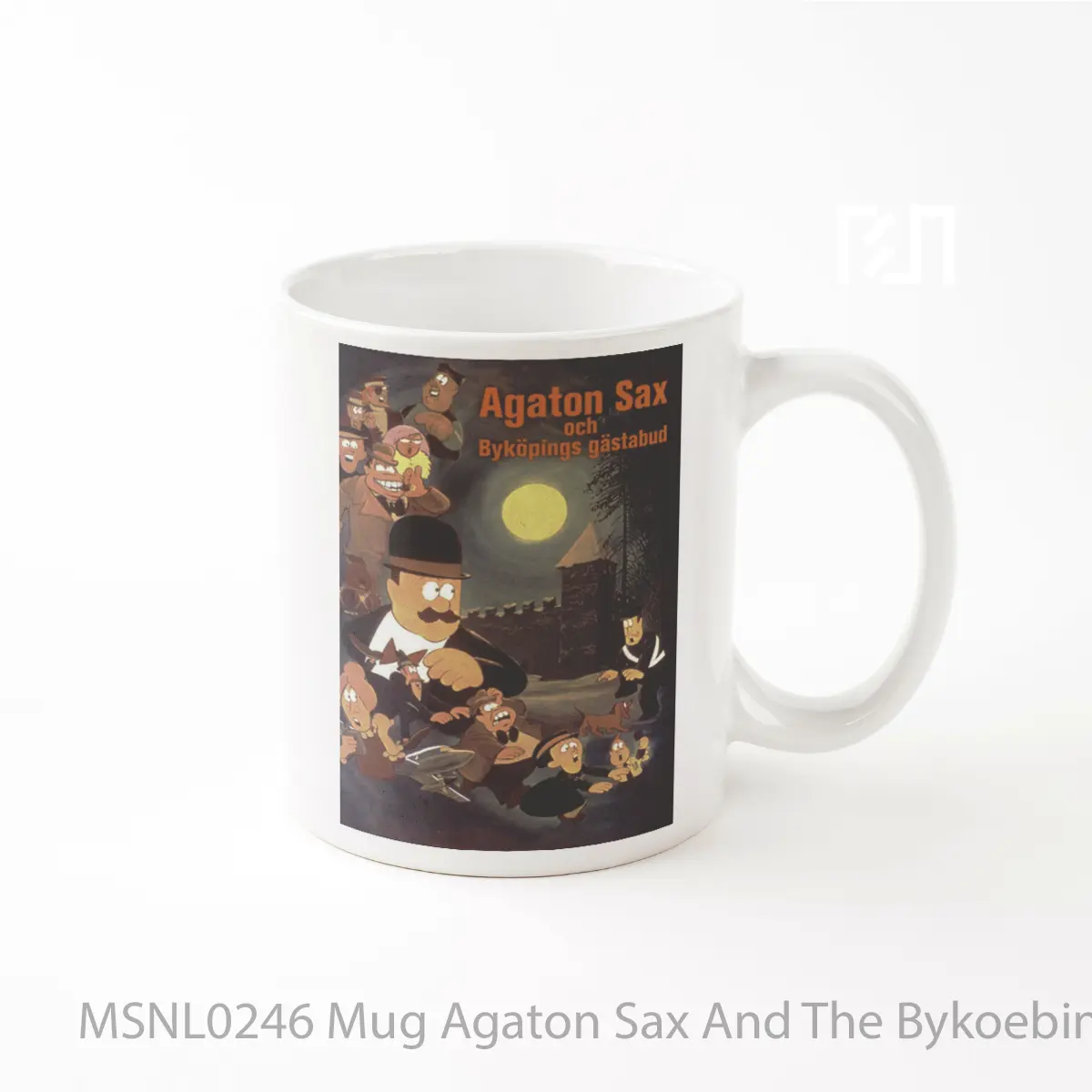 Mug Agaton Sax And The Bykoebing Village Festival Gelas Keramik Tema Film MSNL0246