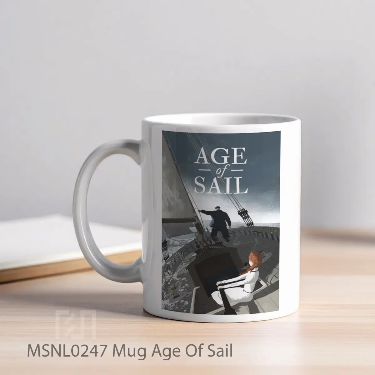 Mug Age Of Sail Gelas Keramik Tema Film MSNL0247 - Tampak Kiri