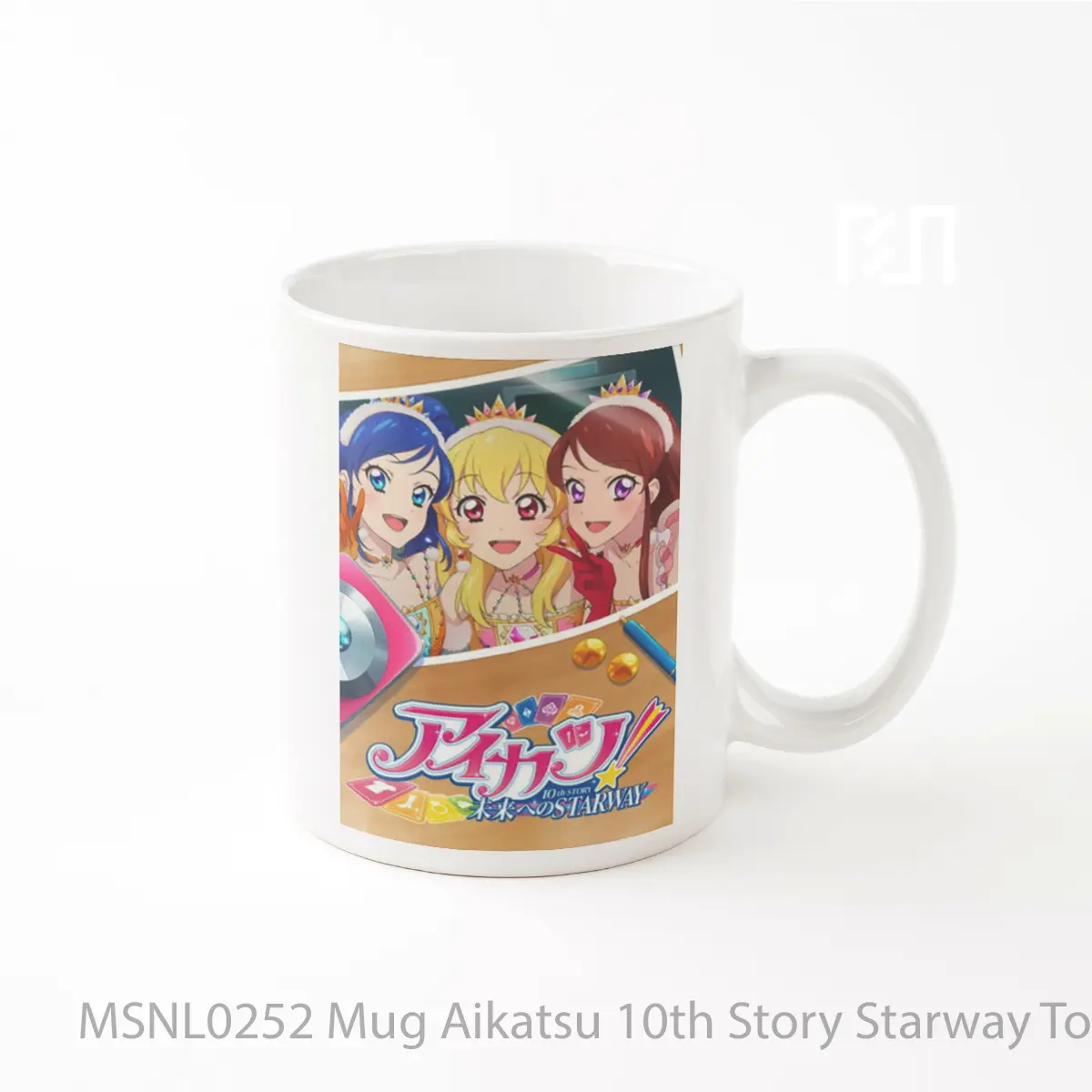 Mug Aikatsu 10th Story Starway To The Future Gelas Keramik Tema Film MSNL0252