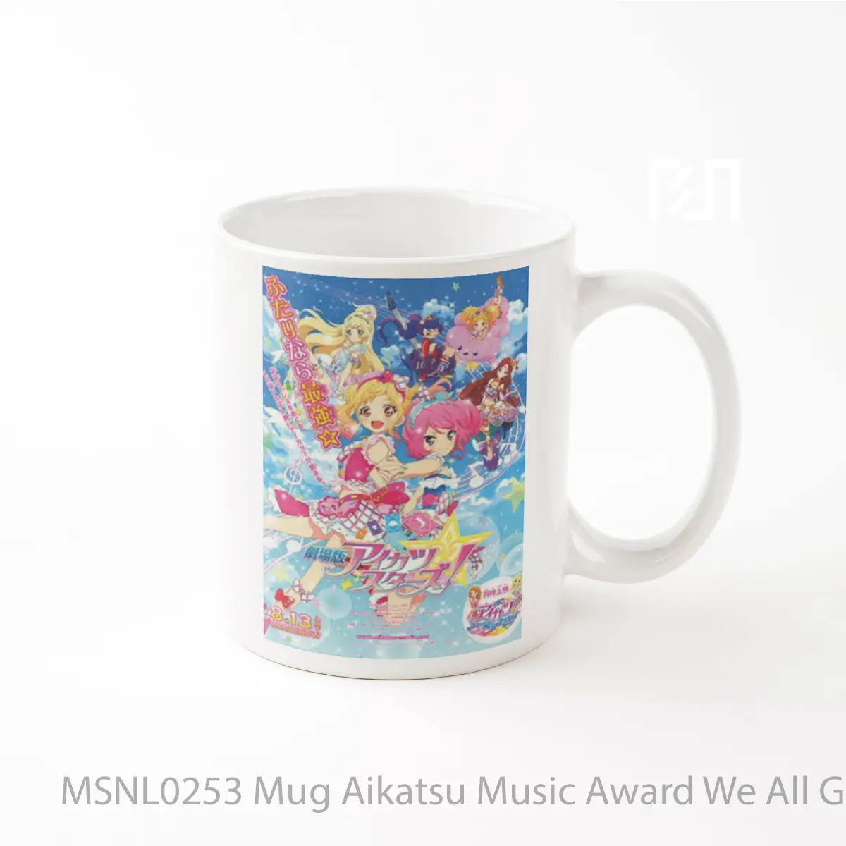 Mug Aikatsu Music Award We All Get A Prize Show Gelas Keramik Tema Film MSNL0253
