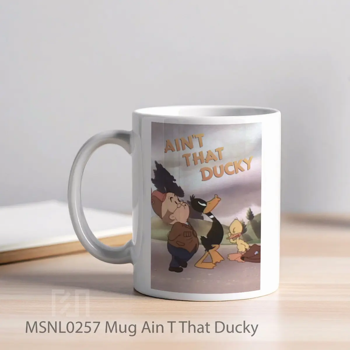 Mug Ain T That Ducky Gelas Keramik Tema Film MSNL0257 - Tampak Kiri