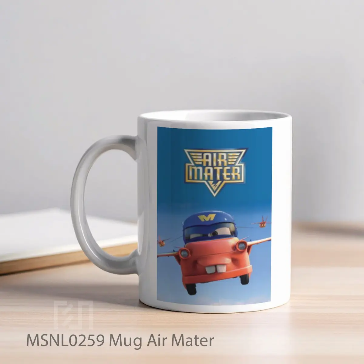 Mug Air Mater Gelas Keramik Tema Film MSNL0259 - Tampak Kiri