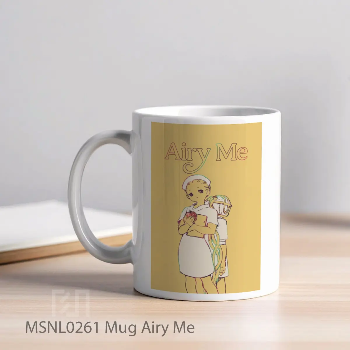 Mug Airy Me Gelas Keramik Tema Film MSNL0261 - Tampak Kiri