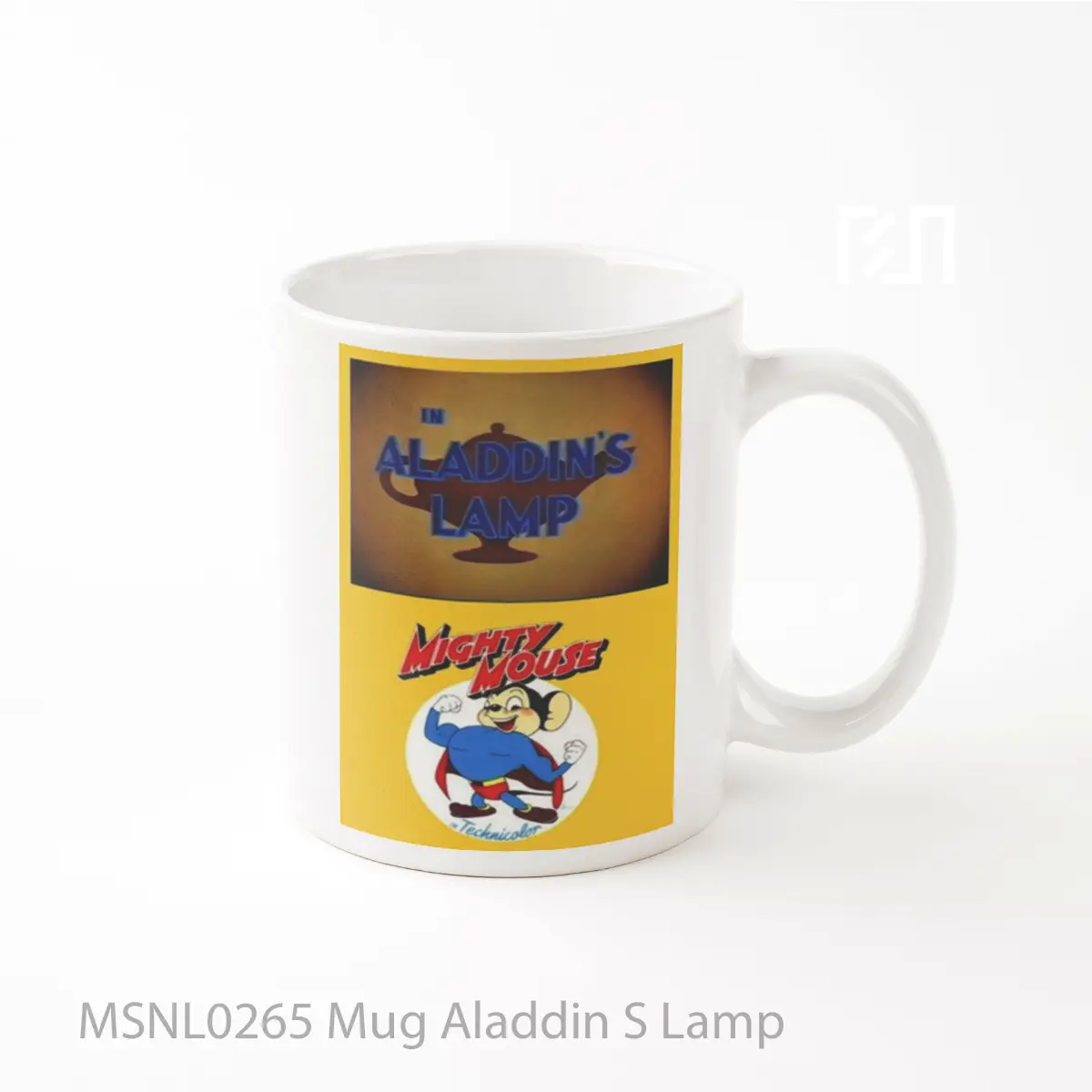Mug Aladdin S Lamp Gelas Keramik Tema Film MSNL0265