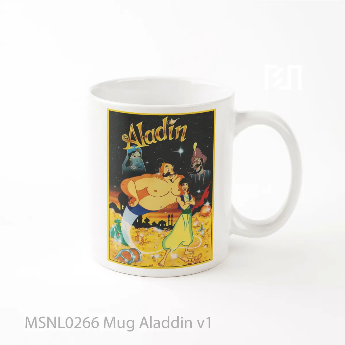 Mug Aladdin V1 Gelas Keramik Tema Film MSNL0266