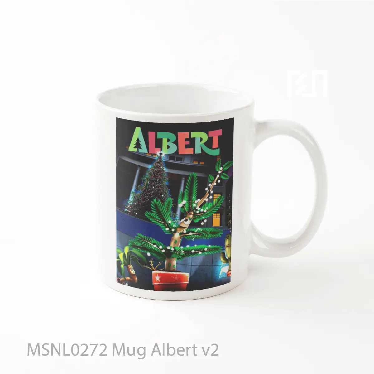 Mug Keramik Premium SNI - Mug Albert V2 Gelas Keramik Tema Film MSNL0272