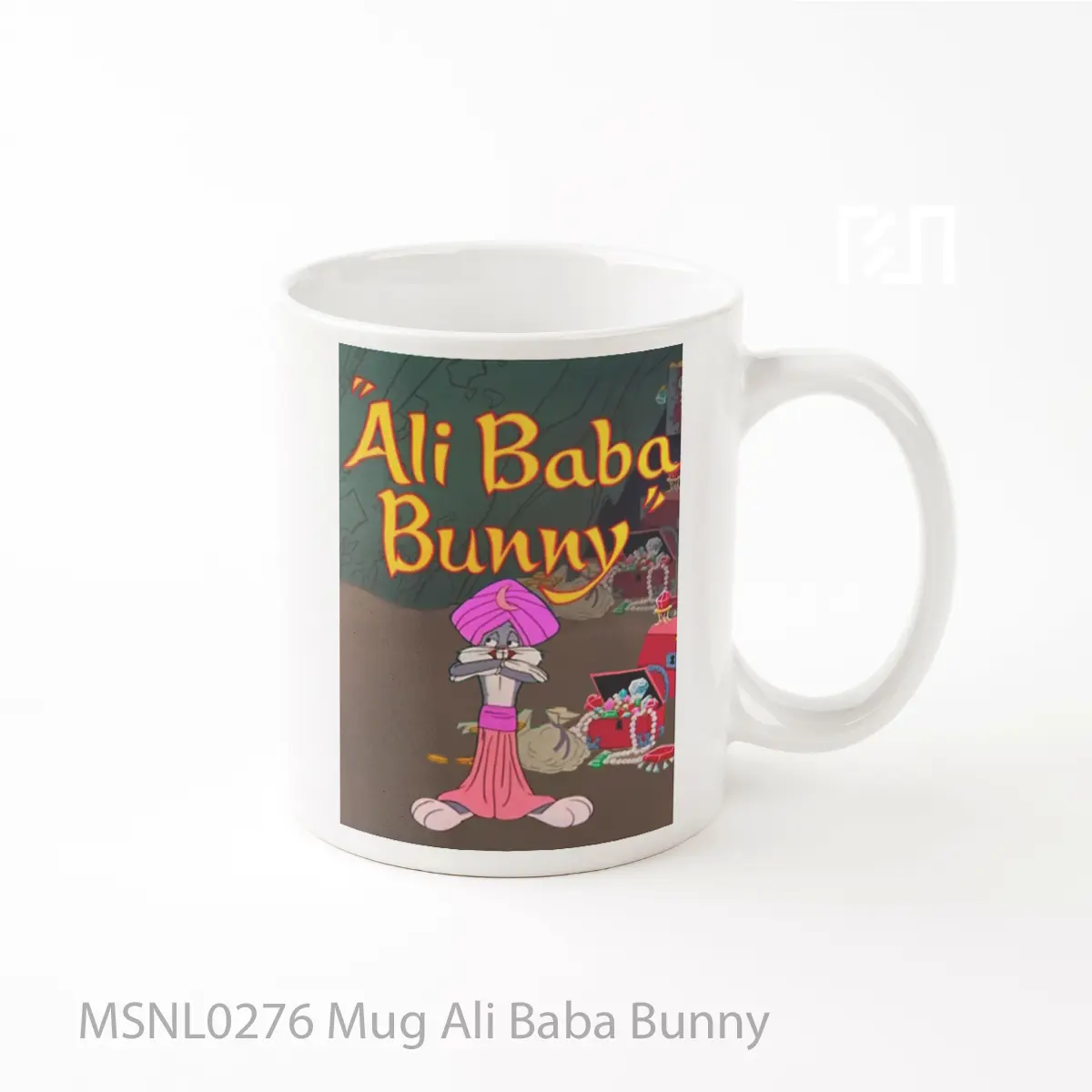 Mug Ali Baba Bunny Gelas Keramik Tema Film MSNL0276