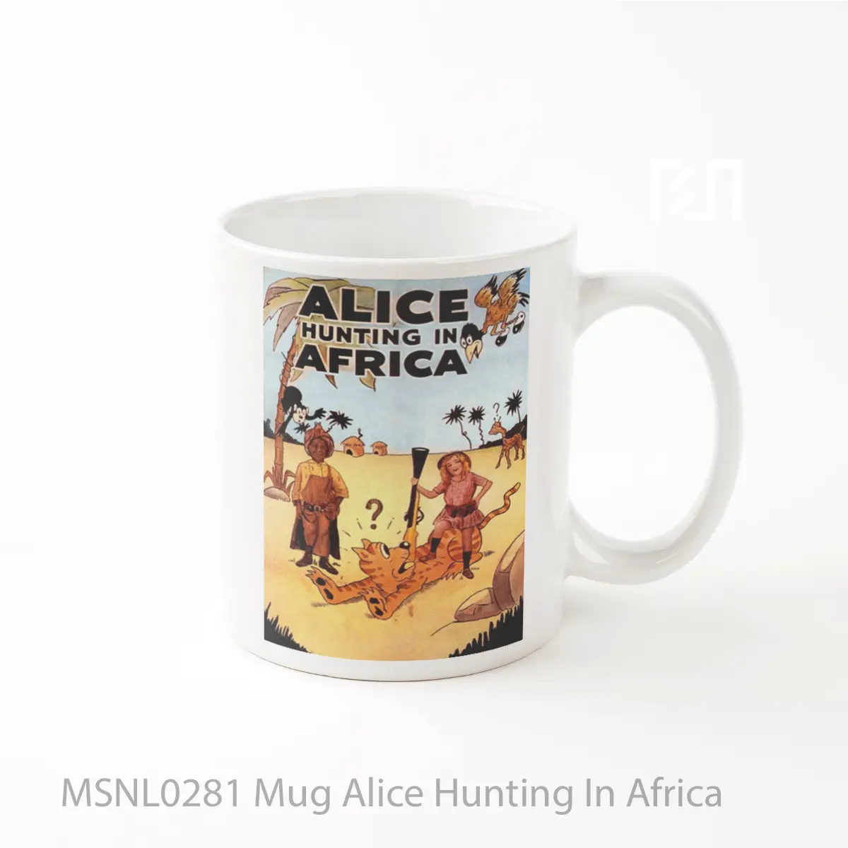 Mug Alice Hunting In Africa Gelas Keramik Tema Film MSNL0281