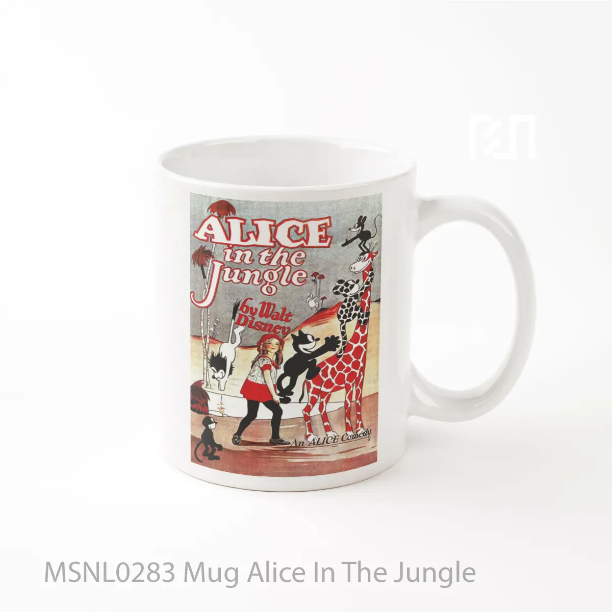 Mug Alice In The Jungle Gelas Keramik Tema Film MSNL0283