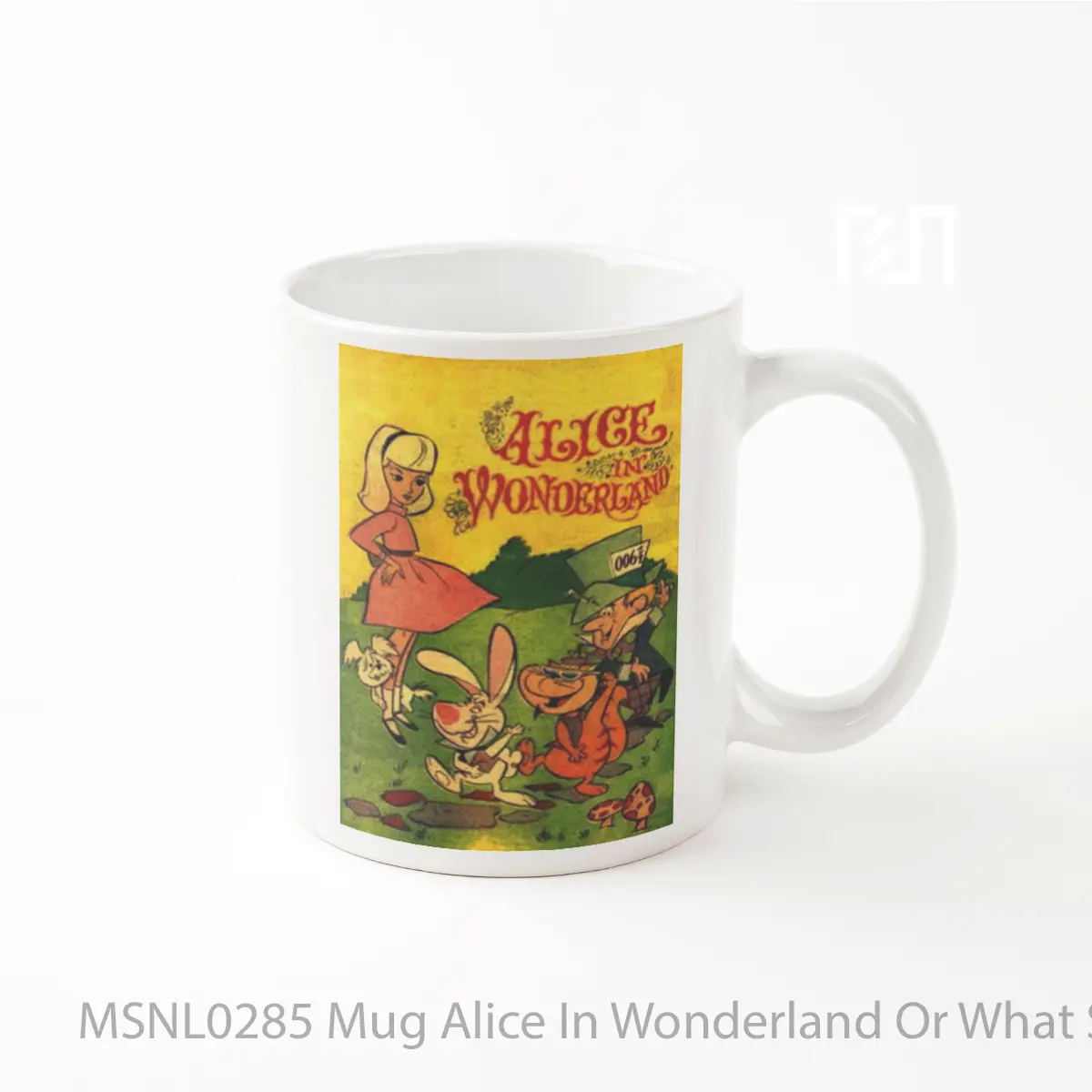 Mug Alice In Wonderland Or What S A Nice Kid Like You Doing In A Place Like This Gelas Keramik Tema Film MSNL0285