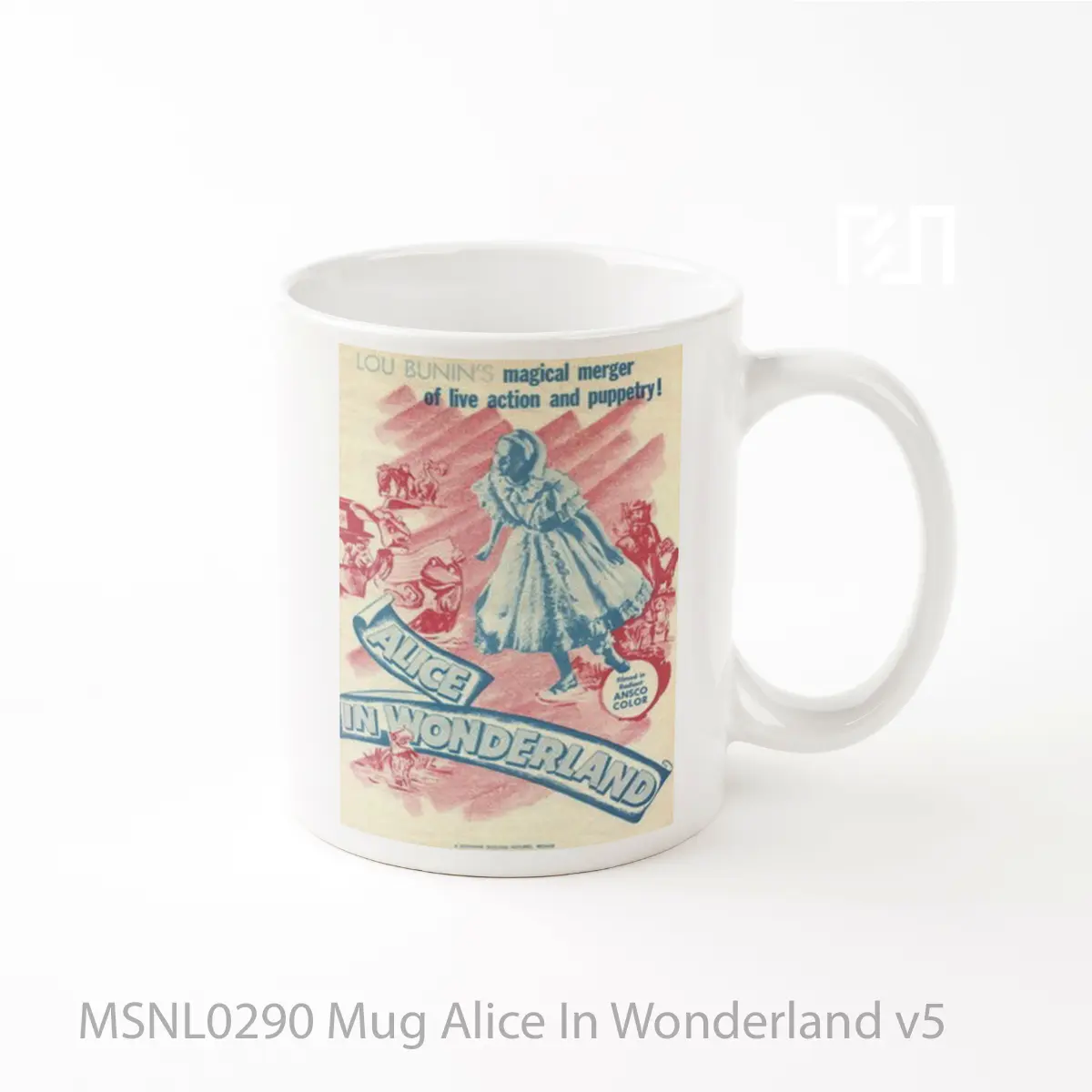 Mug Alice In Wonderland V5 Gelas Keramik Tema Film MSNL0290