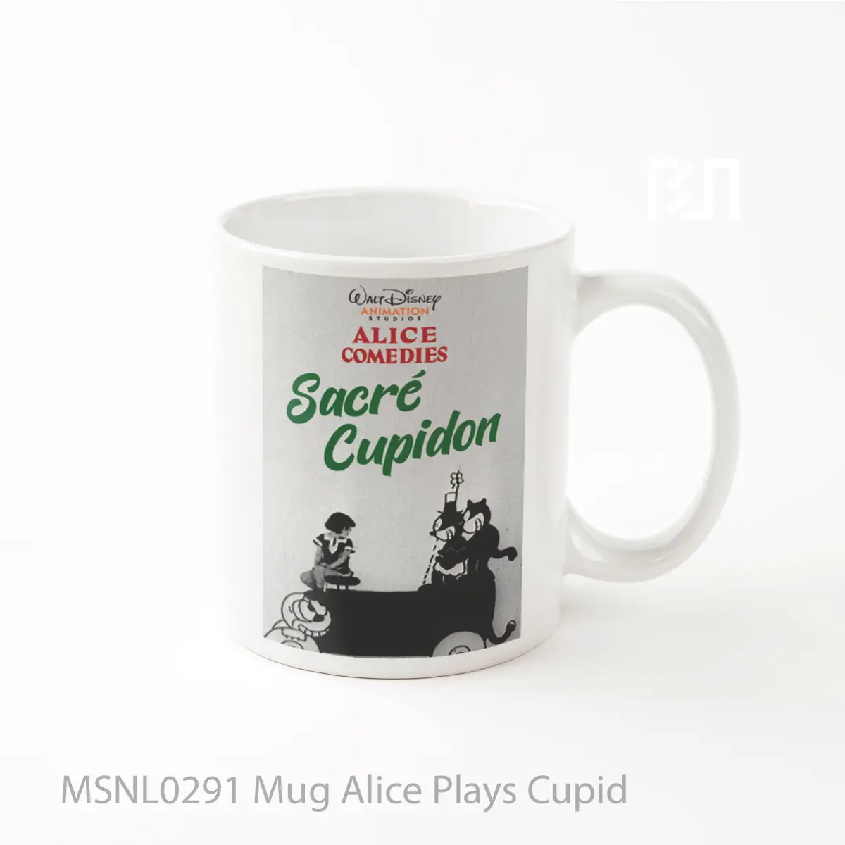 Mug Alice Plays Cupid Gelas Keramik Tema Film MSNL0291