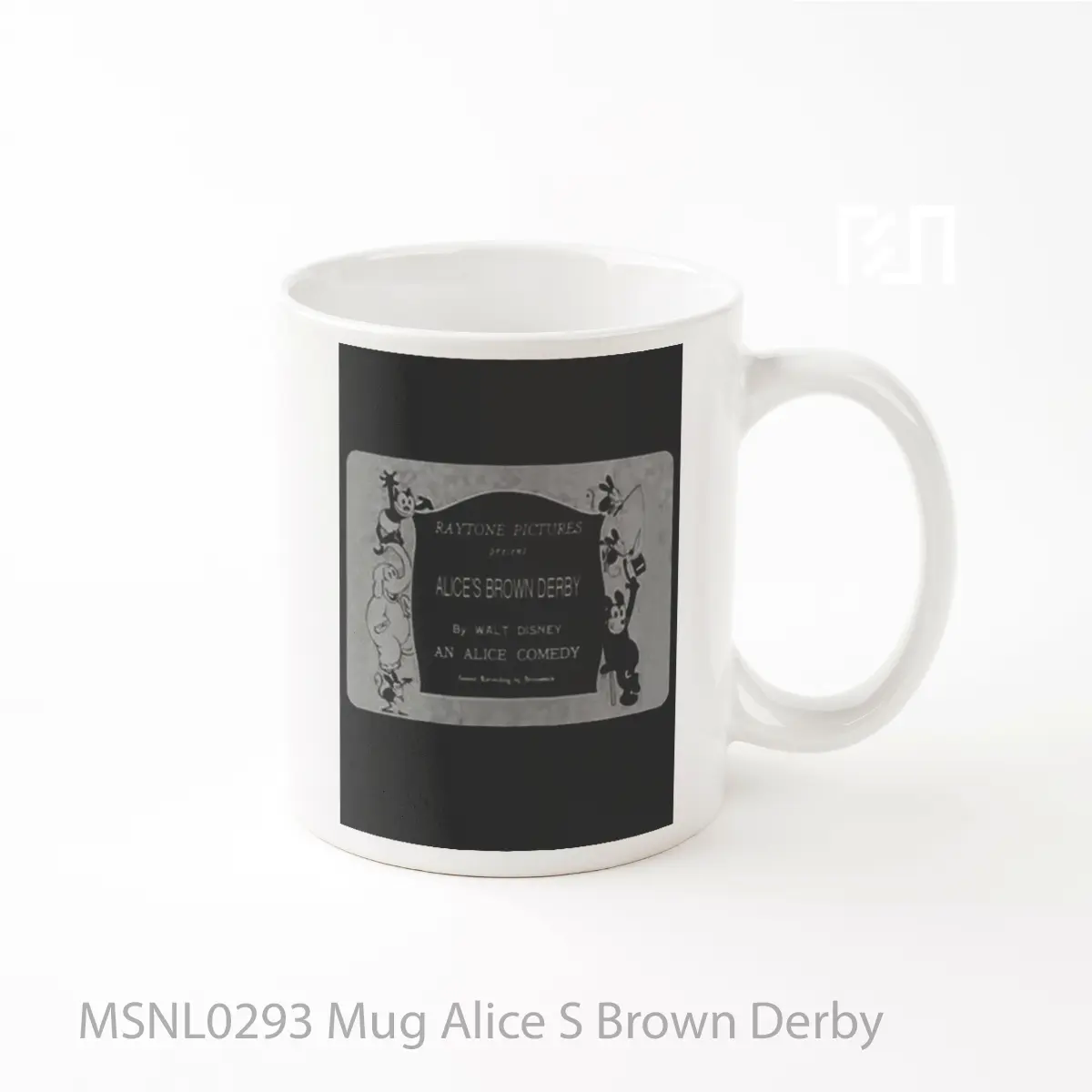 Mug Alice S Brown Derby Gelas Keramik Tema Film MSNL0293